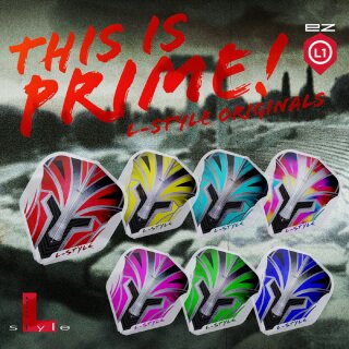 L-Style Flights EZ L1 Clear White - Prime Series Blue