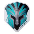 L-Style Flights EZ L1 Clear White - Prime Series Turquoise