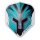 L-Style Flights EZ L1 Clear White - Prime Series Turquoise