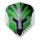 L-Style Flights EZ L1 Clear White - Prime Series Green
