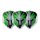 L-Style Flights EZ L1 Clear White - Prime Series Green