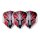 L-Style Flights EZ L1 Clear White - Prime Series Red