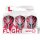 L-Style Flights EZ L1 Clear White - Prime Series Red
