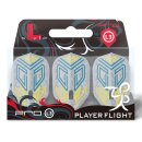 L-Style Player Flights Pro L3 Clear White - Oskar Lukasiak V1
