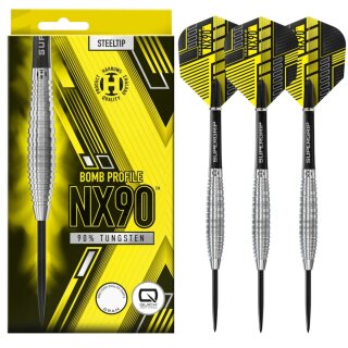 3er Set Steeldarts Harrows NX90 Bomb QPS