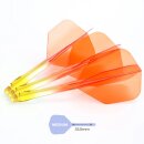 Caliburn SUP Moulded Shaft and Flight No.6 Two-Tone Yellow-Orange