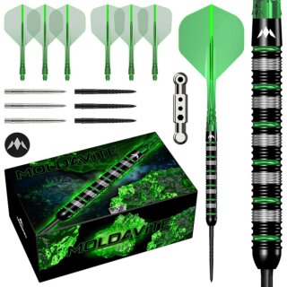 3er Set Steeldarts Mission Moldavite 95%