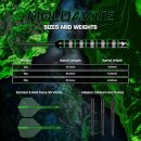 3er Set Steeldarts Mission Moldavite 95%