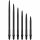 3x Caliburn Spitzen EZ-EVO Small Grooved Black 36 mm EVO203