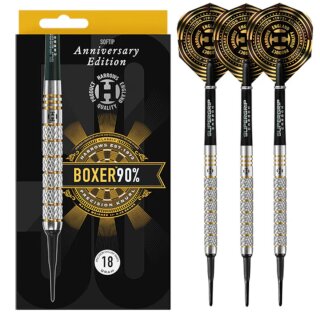 3er Set Softdarts Harrows Anniversary Edition Boxer Parallel 18g