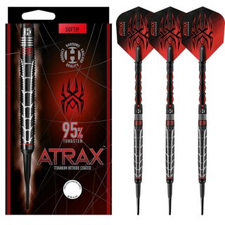 3er Set Softdarts Harrows Atrax 95%