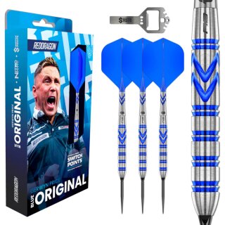 3er Set Steeldarts Red Dragon Gerwyn Price Blue Original Switch Point