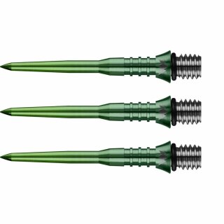 3x Mission Titan Pro Conversion Steel Dart Points - Grooved - Gradient Green 30mm X2624