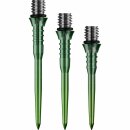 3x Mission Titan Pro Conversion Steel Dart Points - Grooved - Gradient Green 26mm X2623
