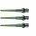 3x Mission Titan Pro Conversion Steel Dart Points - Grooved - Gradient Green 26mm X2623