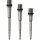 3x Mission Titan Ripple Conversion Steel Dart Points Silver 30mm