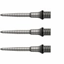 3x Mission Titan Ripple Conversion Steel Dart Points Silver 26mm
