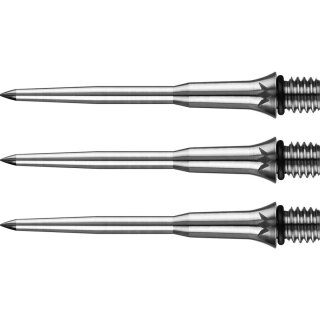 3x Mission Titan Pro Conversion Steel Dart Points - Smooth - Silver 34mm X2575