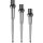 3x Mission Titan Pro Conversion Steel Dart Points - Smooth - Silver 34mm X2575