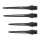 6x L-Style Hardlip Conversion Steel Dart Points Black 25mm