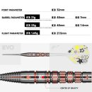 3er Set Steeldarts Caliburn Players Boey Sham