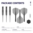 3er Set Steeldarts Caliburn Players Obsidian Naikun