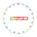 Precise180 Zahlenring Onepiece Polychrome
