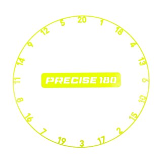 Precise180 Zahlenring Onepiece Electric Yellow