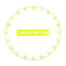 Precise180 Zahlenring Onepiece Electric Yellow