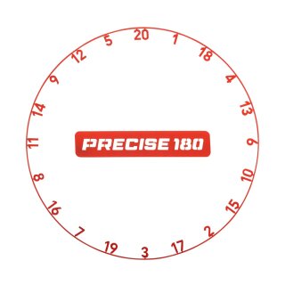 Precise180 Zahlenring Onepiece Inferno Red