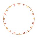 Precise180 Zahlenring Onepiece Element Fire