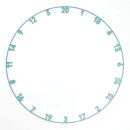 Precise180 Zahlenring Onepiece Infinity Blue