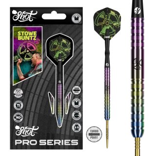 Shot Pro Series Stowe Buntz 3.0 TP Steeldarts 3er Set