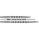 3x Target Swiss Point FLT Silver 35mm 340411