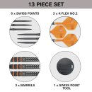 Target Raymond van Barneveld 95K SP Steeldarts 3er Set