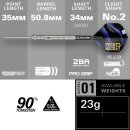 Target Justin Hood Pocket Rocket SP Gen1 Steeldarts 3er Set