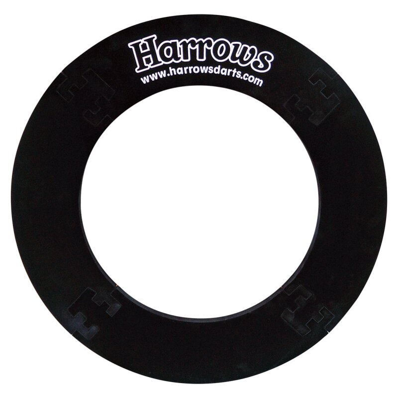 Protection Murale Fléchettes 45 Cm – Anneau De Catchring EVA Noir Anti-Trous – Facile à Installer Sans Perçage Pour Cible Standard
