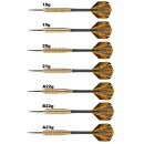 3er Set Steeldarts Harrows Club Brass 22 g K