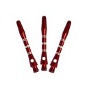 Dartschaft Karella Alu Stripe Shaft Short rot