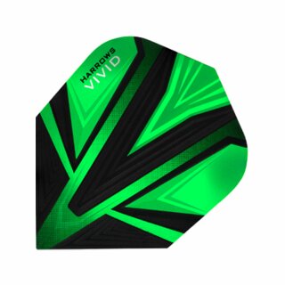 Dart Flights Harrows Vivid grün