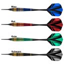 3er Set Softdarts Harrows Vivid Brass Green