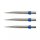 3x Red Dragon Dart Points Trident silver/blue 363