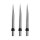 3x Red Dragon Dart Points Trident Silver/Black X0366
