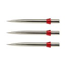 3x Red Dragon Dart Points Trident Silver/Red 32mm X0365