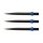 3x Red Dragon Dart Points Trident Black/Blue 32mm X0393