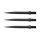 3x Red Dragon Dart Points Trident Black/Black 32mm X0396