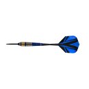 3er Set Steeldarts Harrows VIVID Brass 23 g blau