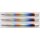 3x Winmau Dart Steelpoints Rainbow 8378