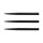 3x Winmau Black Ringed Points 8371B