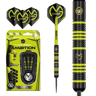 3er Set Steeldarts Winmau MvG Ambition 22 g